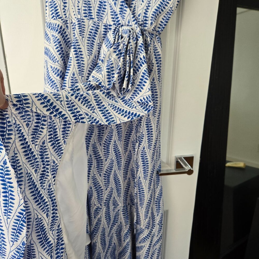 Hutch Floral Wrap Maxi Dress, size L - Picture 8 of 13
